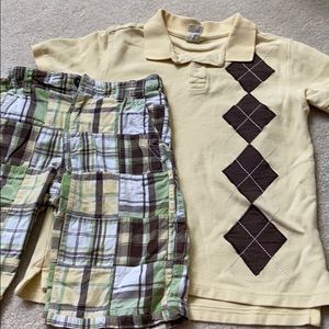 Adorable Crazy 8 Short Set